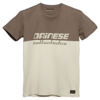 Dainese D72 DUNES pánské triko béžové/hnědé vel.M
